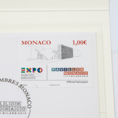 Official stamp Monaco...