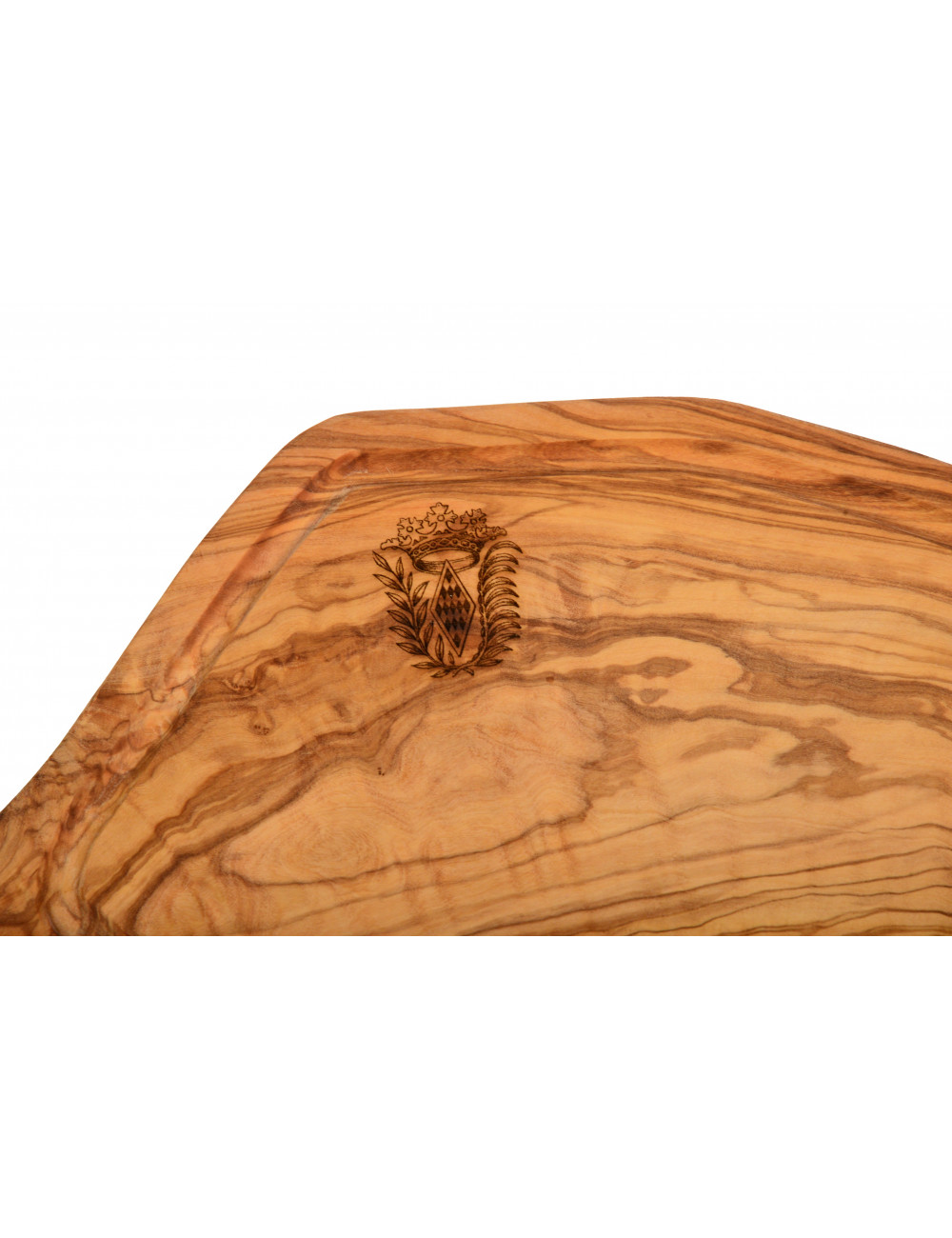 Planche à Découper En Bois D'olivier - Forme Originale De La Sicile - Neuf, Fabriqué En Italie